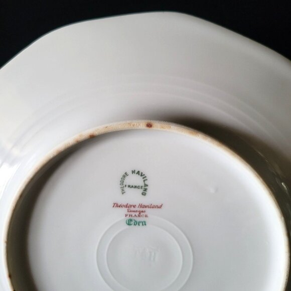 Antique Theodore Haviland Limoges Salad Plate, Eden Pattern, Bird Plate - Picture 11 of 11